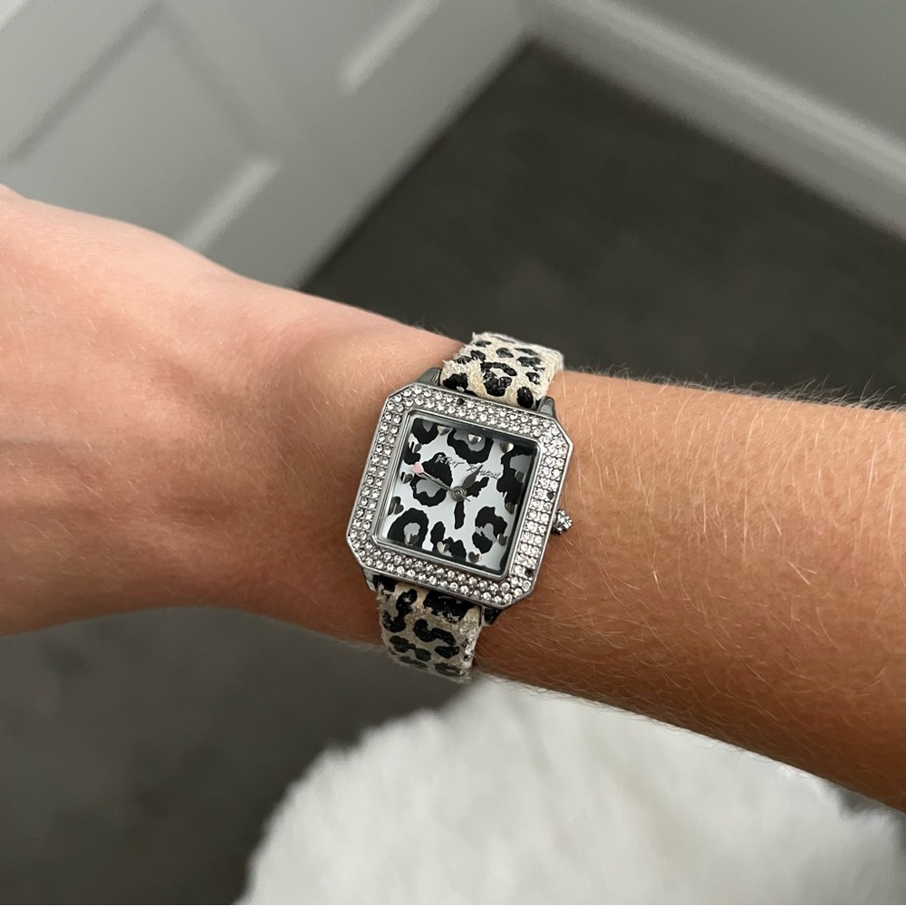 Leopard Betsy Johnson Watch